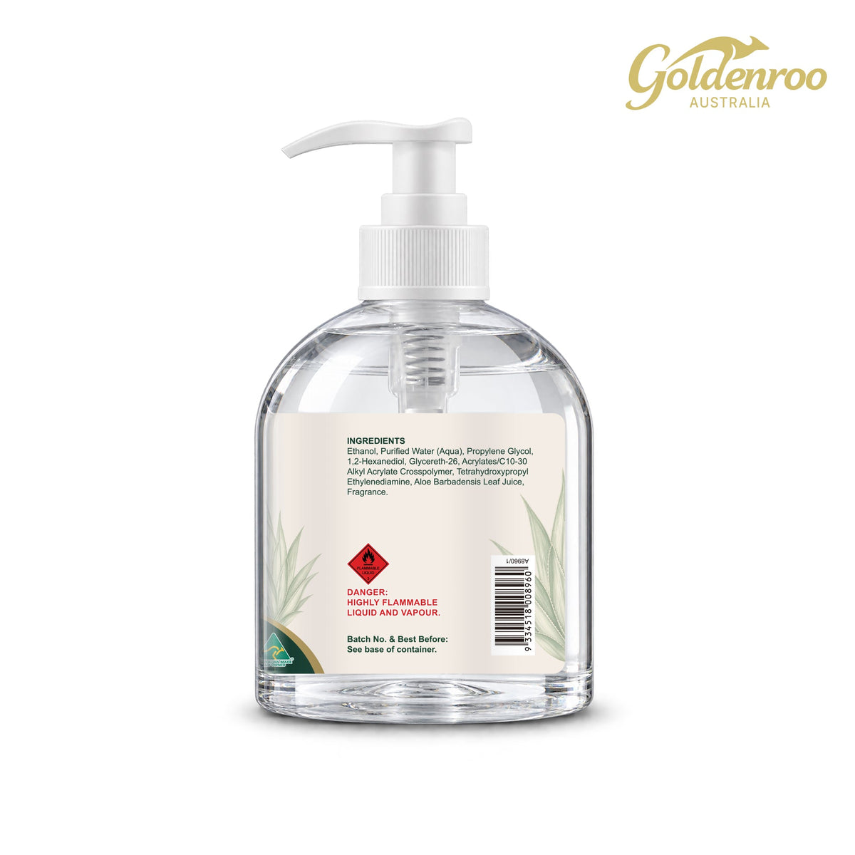 Hand Sanitiser 75% Ethanol - 500ml