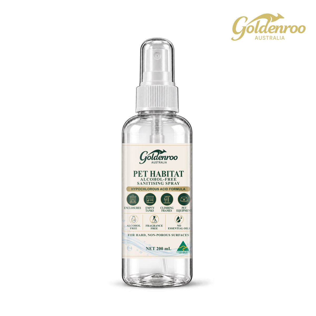 Pet Habitat Sanitising Alcohol Free - 200ml